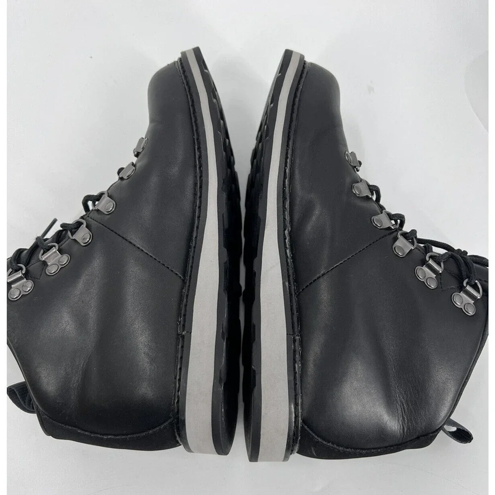 DVS Yodeler Black Leather Snow Boots BMX DC MOTO Skate Rare Men's Size 8